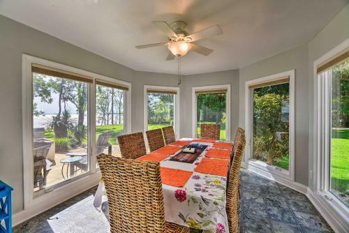 Riverfront Blounts Creek Home With Dock And Beach!