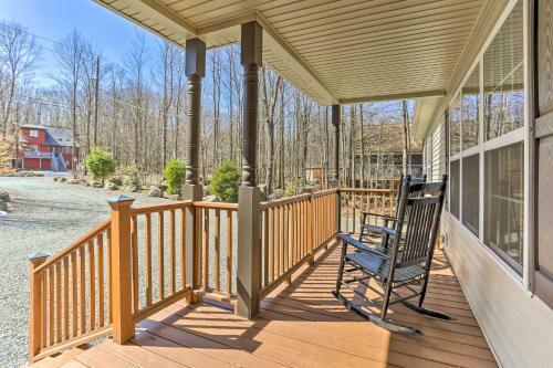 Picturesque Lake Ariel Getaway With Game Room!