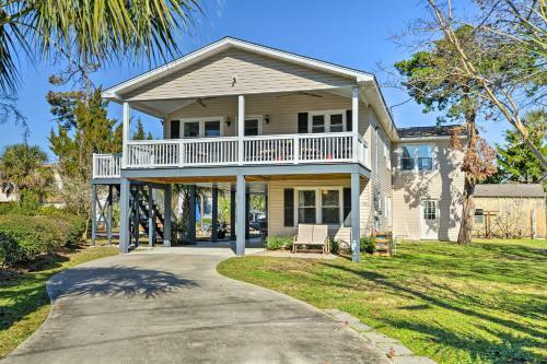 Canalfront Surfside Beach Home - Walk To Beach!