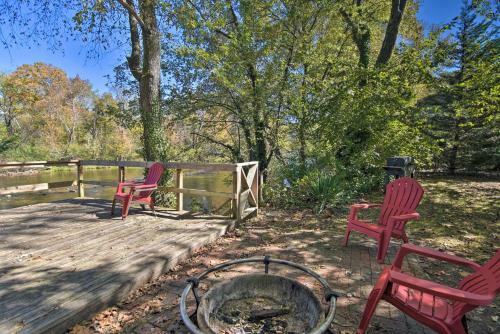 Updated Elizabethton House With Deck On Watauga River
