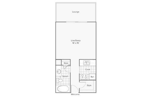 Apartamento Beautiful Memphis Studio + Walk Score 85
