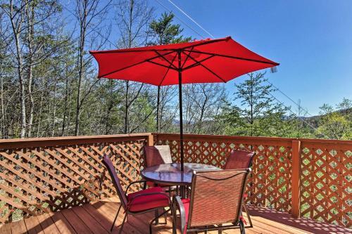 Secluded And Private Smoky Mtn-view Cabin With Fire Pit