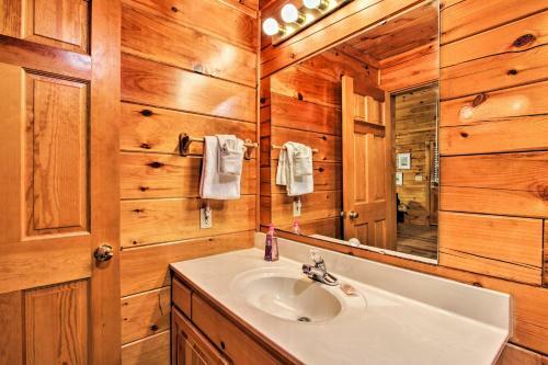 Explore Pigeon Forge Charming Cabin With Hot Tub!