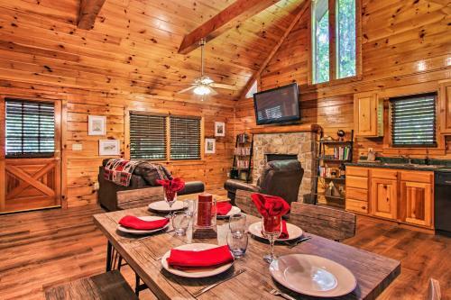 Explore Pigeon Forge Charming Cabin With Hot Tub!