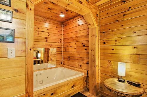 Explore Pigeon Forge Charming Cabin With Hot Tub!