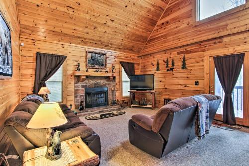 Rustic Sevierville Cabin With Spacious Porch And Views!