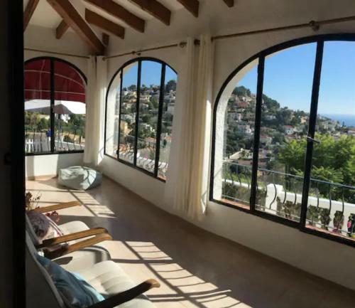 Charming Villa In Montemar With Private, Heated Pool And Sea Views
