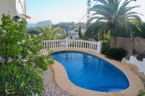 Charming Villa In Montemar With Private, Heated Pool And Sea Views