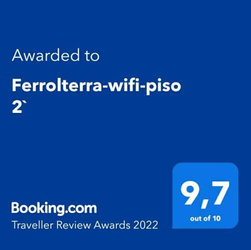 Apartamento Ferrolterra-wifi-piso 2`