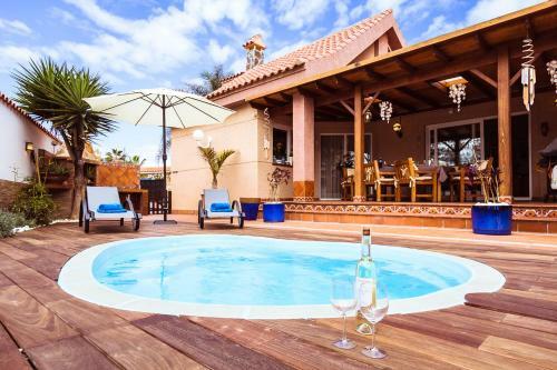 Villa Centrum Corralejo Beach Private Pool Free Wiffi