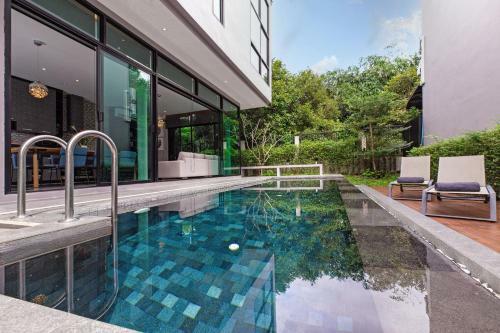 Villa Modern 3br Loft With Large Pool, Gym And Sauna
