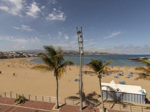 Apartamento Estudio Primera Linea Playa Canteras Vista Mar