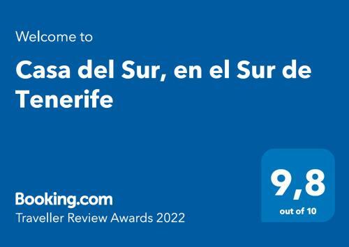 Casa Del Sur, En El Sur De Tenerife