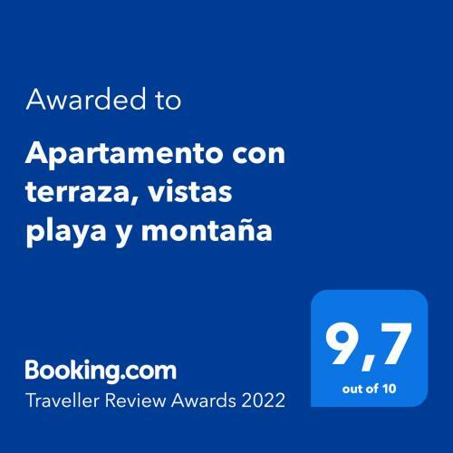 Apartamento Con Terraza, Vistas Playa Y Monta�a