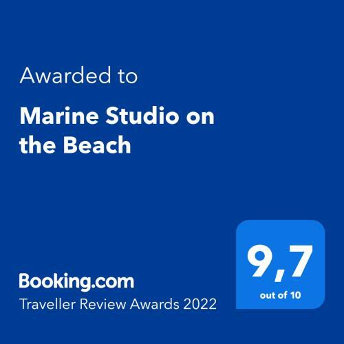 Apartamento Marine Studio On The Beach