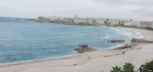 Apartamento Con Increibles Vistas A La Playa De Riazor