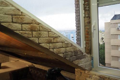 Tiny And Cute Apartment In The Roof Touching Border