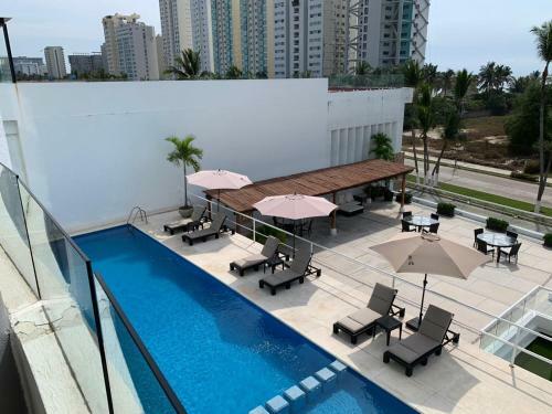 Apartamento Departamento En Acapulco Diamante, Lobayan