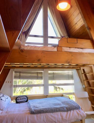 Wooden A-frame By The City And River ????????????