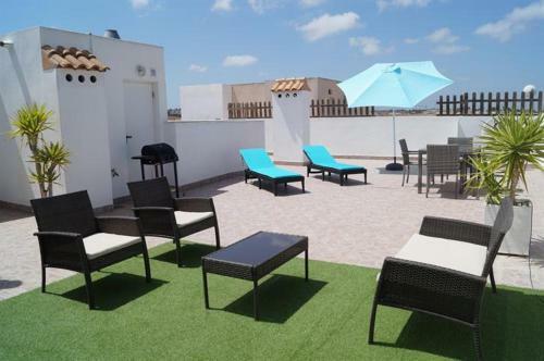 Holiday Apartment Penthouse Turquesa, Playa Flamenca.