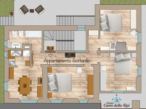 Apartamento Chalet Cuore Delle Alpi