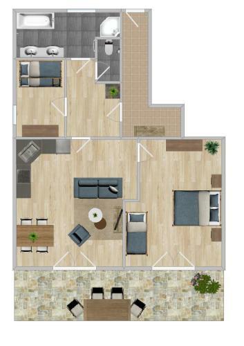 Apartamento Landhaus Bergner Alm
