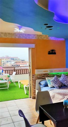 Apartamento Puerto De La Cruz, C�ntrico �tico Con Piscina - Edificio Girasol