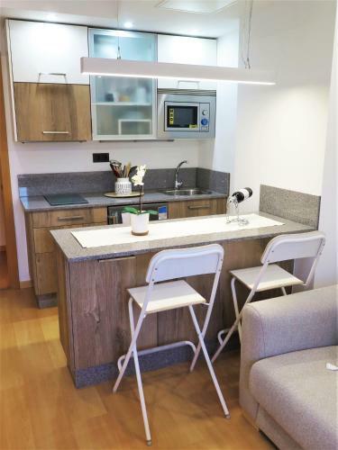 Apartamento Acogedor Estudio En El Coraz�n Del Silgar + Parking