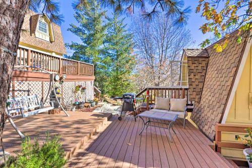 Apartamento Peaceful Lake Arrowhead Studio With Deck, Grill