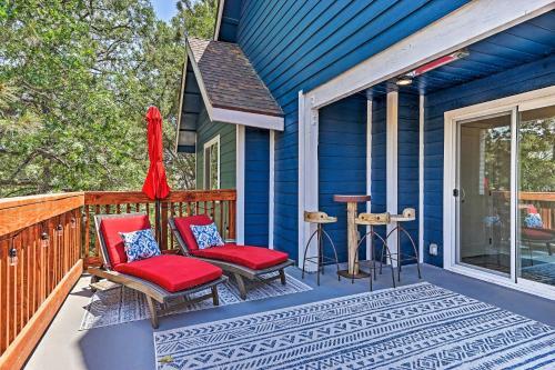 Luxe Lake Arrowhead Farmhouse With Deck And Patio
