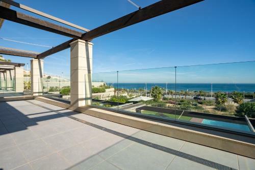 Mediterranean First Line Beach Luxury Villa With Private Pool In Alicante