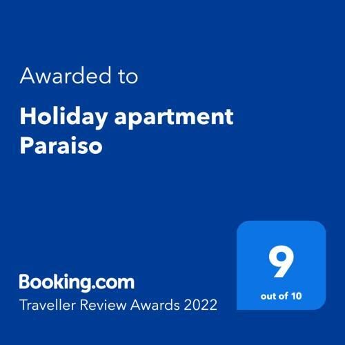 Holiday Apartment Paraiso