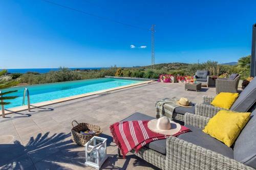 Villa Luxury Sunshine Alghero Con Piscina Vista Mare