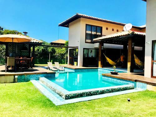 Casa Com Piscina E Churrasq Na Praia Do Forte Ba