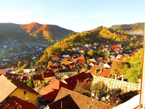 Hostal Vila Paul Best Paronamic View Over Medieval Historical Centre Brasov