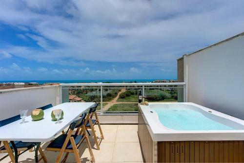 Apartamento Tr�plex Com Jacuzzi Em Porto Das Dunas Por Carpediem