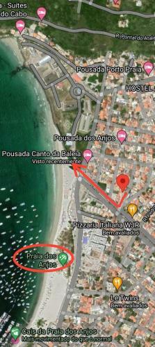 Hostal Praia Dos Anjos - Su�tes