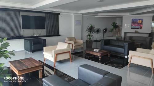 Apartamento Flat Novo Pr�dio Frente Mar