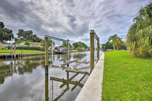 Waterfront Sarasota Estate Dock And Boat Lift!