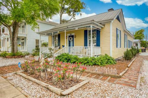 Little Yellow Cottage On Water Street