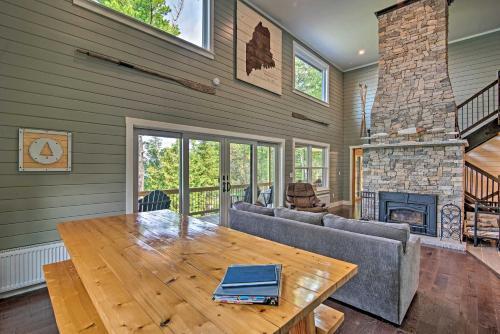 2-acre Lakefront Greenville Home With Cottage And Dock