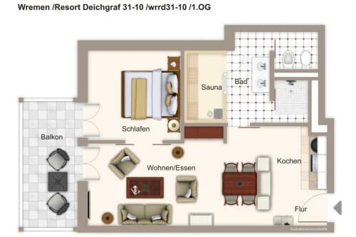Apartamento Resort Deichgraf Resort Deichgraf 31-10