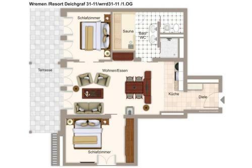 Apartamento Resort Deichgraf Resort Deichgraf 31-11