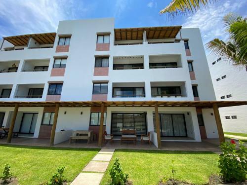 Apartamento Departamento Con Alberca - Playa A 2 Minutos