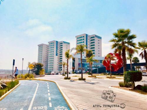 Apartamento Azul Turquesa Lomas De Angel�polis