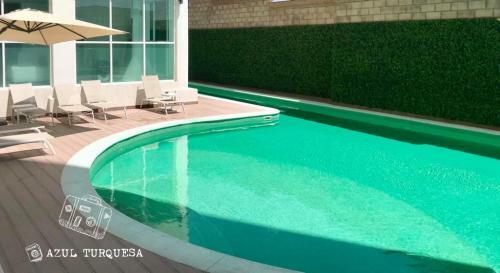 Apartamento Azul Turquesa Lomas De Angel�polis