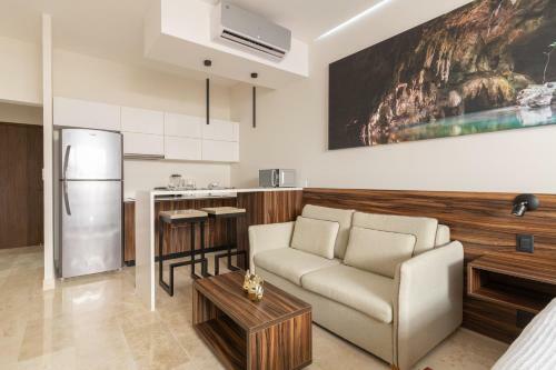 Apartamento Charming Studio With Incredible Terrace Rooftop Pool In Aldea Zama
