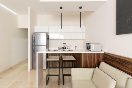 Apartamento Charming Studio With Incredible Terrace Rooftop Pool In Aldea Zama