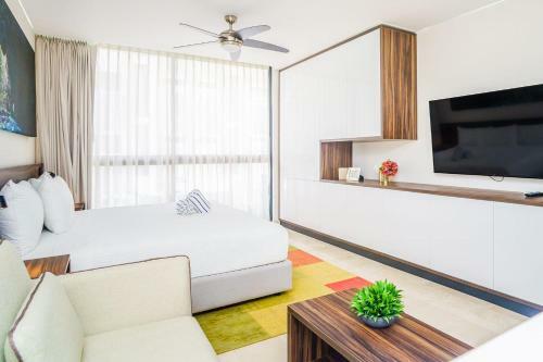 Apartamento New Chic Studio Space With Jungle Roof Pool & Lounge