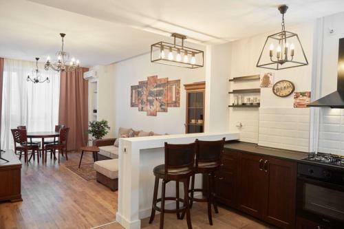 Apartamento Black & White Lofts Onix Blue Mamaia